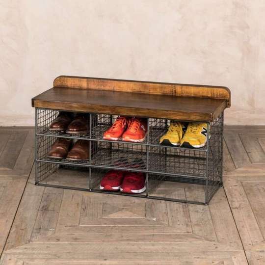 Rack for a Shoes 2020 Design, Vintage industrial shoe racks storage